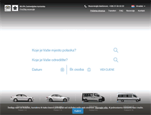 Tablet Screenshot of croatia-taxi.hr